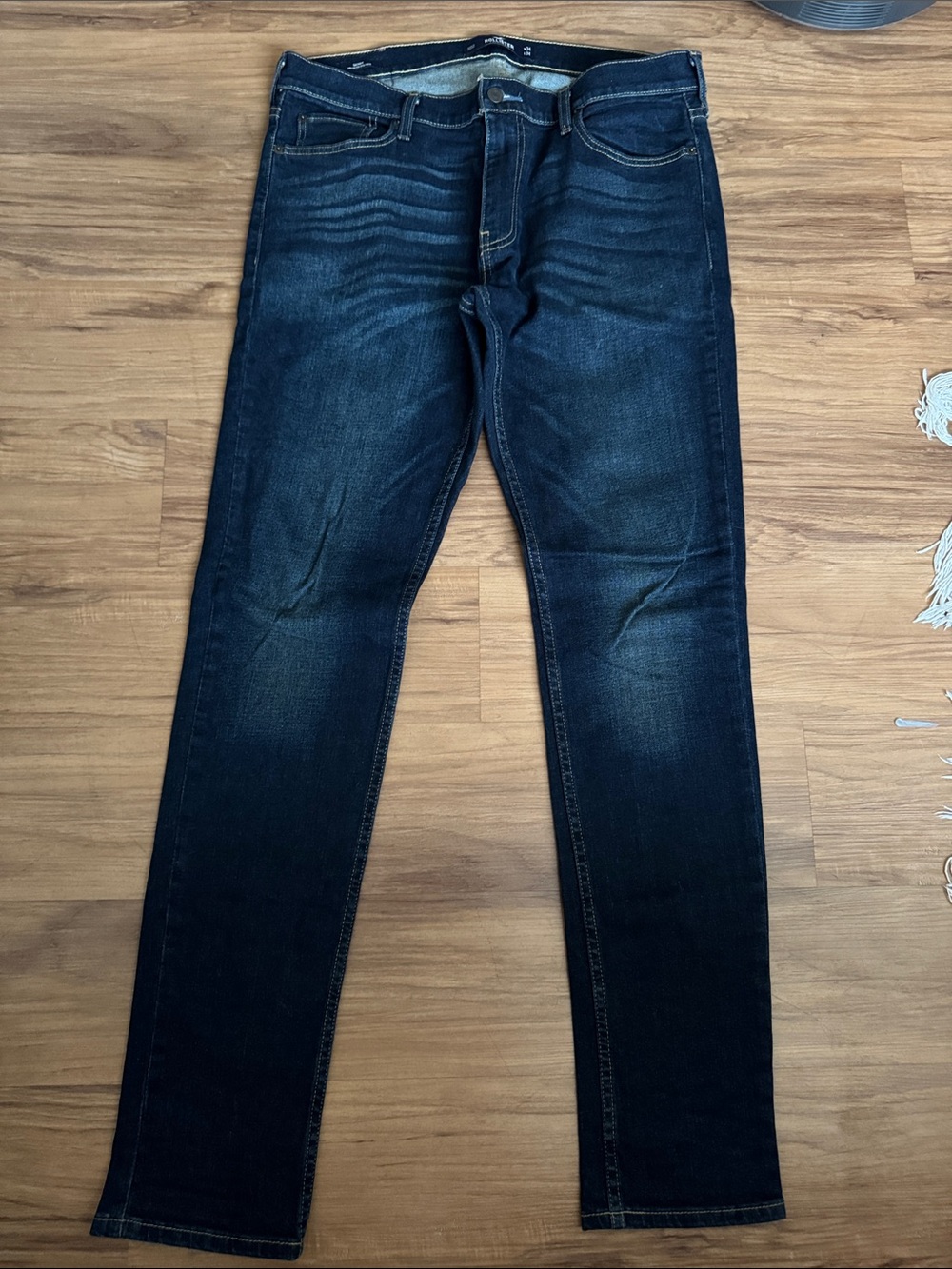 Hollister Men's Slim Dark Indigo Jeans